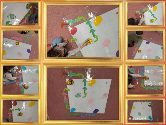 Οδηγώντας το Bee-Bot στα Πασχαλινά Αυγά